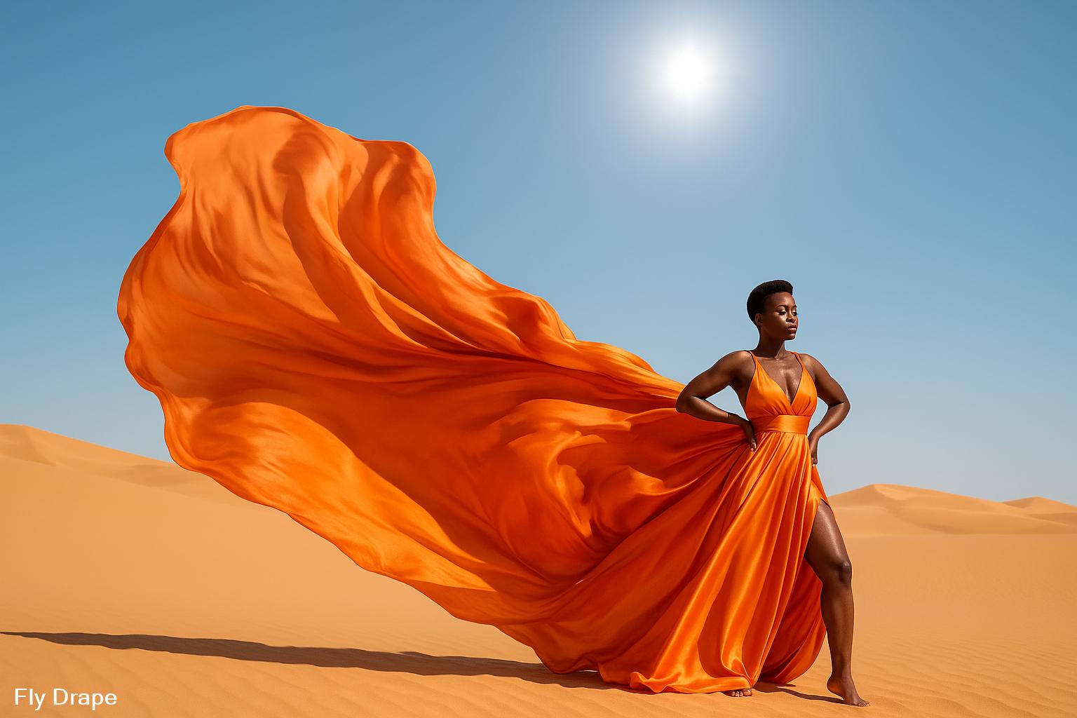 flowy desert dress Flying for Photoshoot – Long Train Satin Gown, Maxi Dress, Santorini Flying Dress, Dubai Dress homecoming outfits
