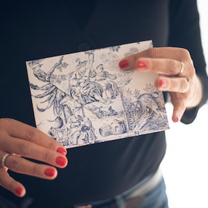 Sobres toile de jouy