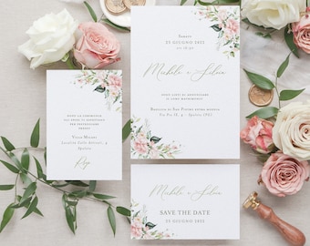 Hochzeitseinladungen Blumen