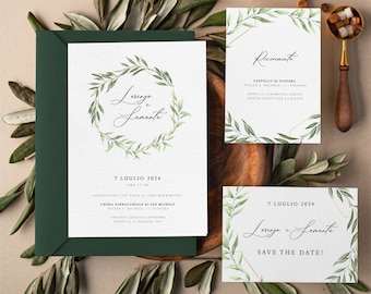 Wedding invitations Ulivo