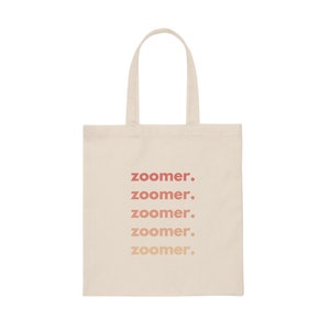 Zoomer Tote Bag, Canvas Tote Bag, Tote Bag, Totes, Rose Color, Bag, Purse