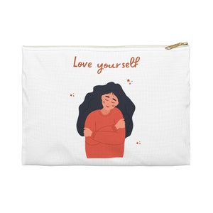 White Accessory Pouch, Cosmetic Bag, Travel Bag, Travel Pouch, Cosmetic Pouch, Pencil Case, Accessory Bag, Makeup Bag, Makeup Pouch