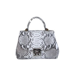 LFM Fashion Snakeskin Top Griff Umhängetasche