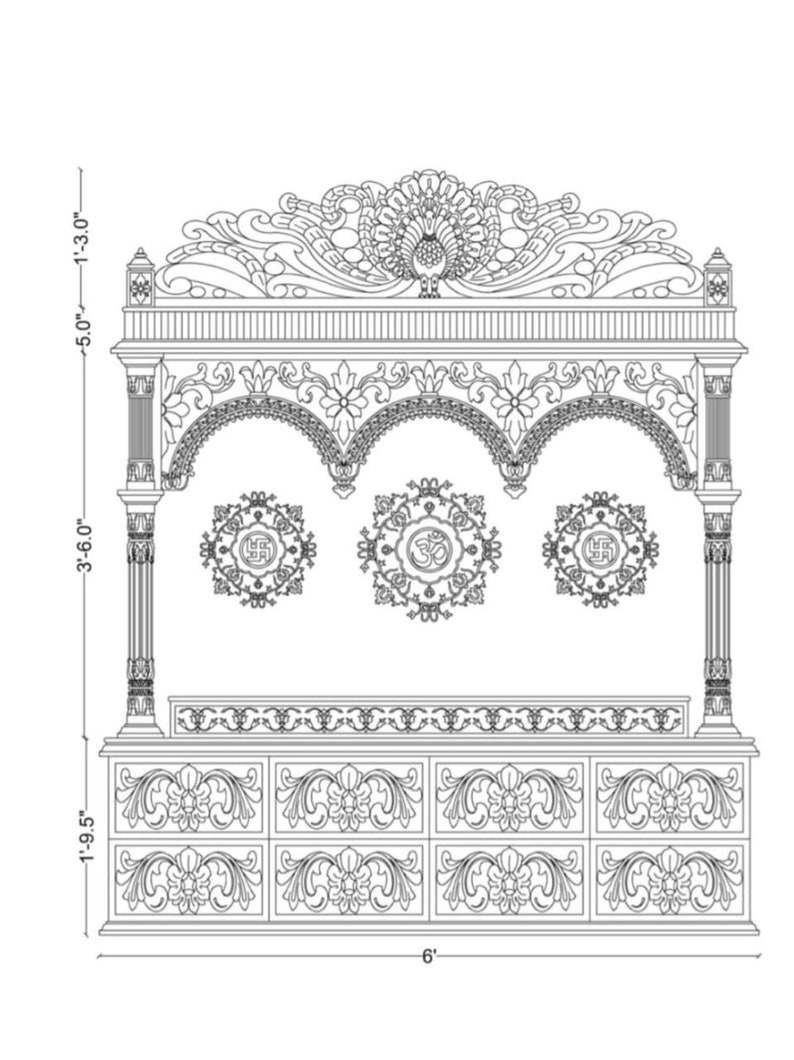 marble-peacock-enlay-temple-marble-temple-home-temple-etsy