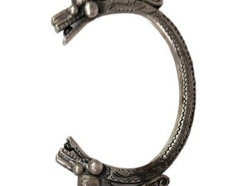 アジアン スターリング シルバー フローラル ストーリーテラー カフ