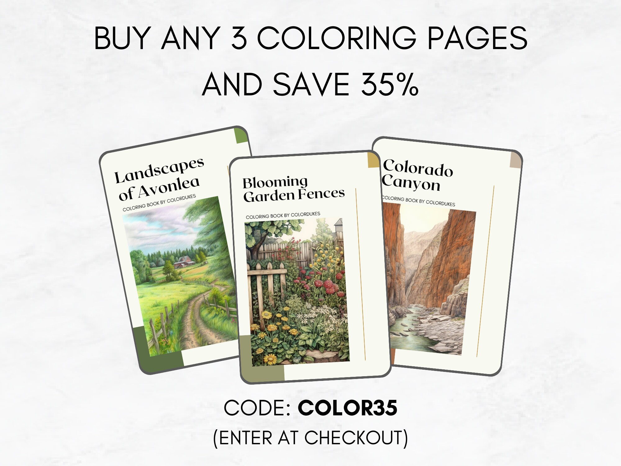 25 Coloring Pages, Jungle Libraries Grayscale Adult Coloring Book, Gift ...