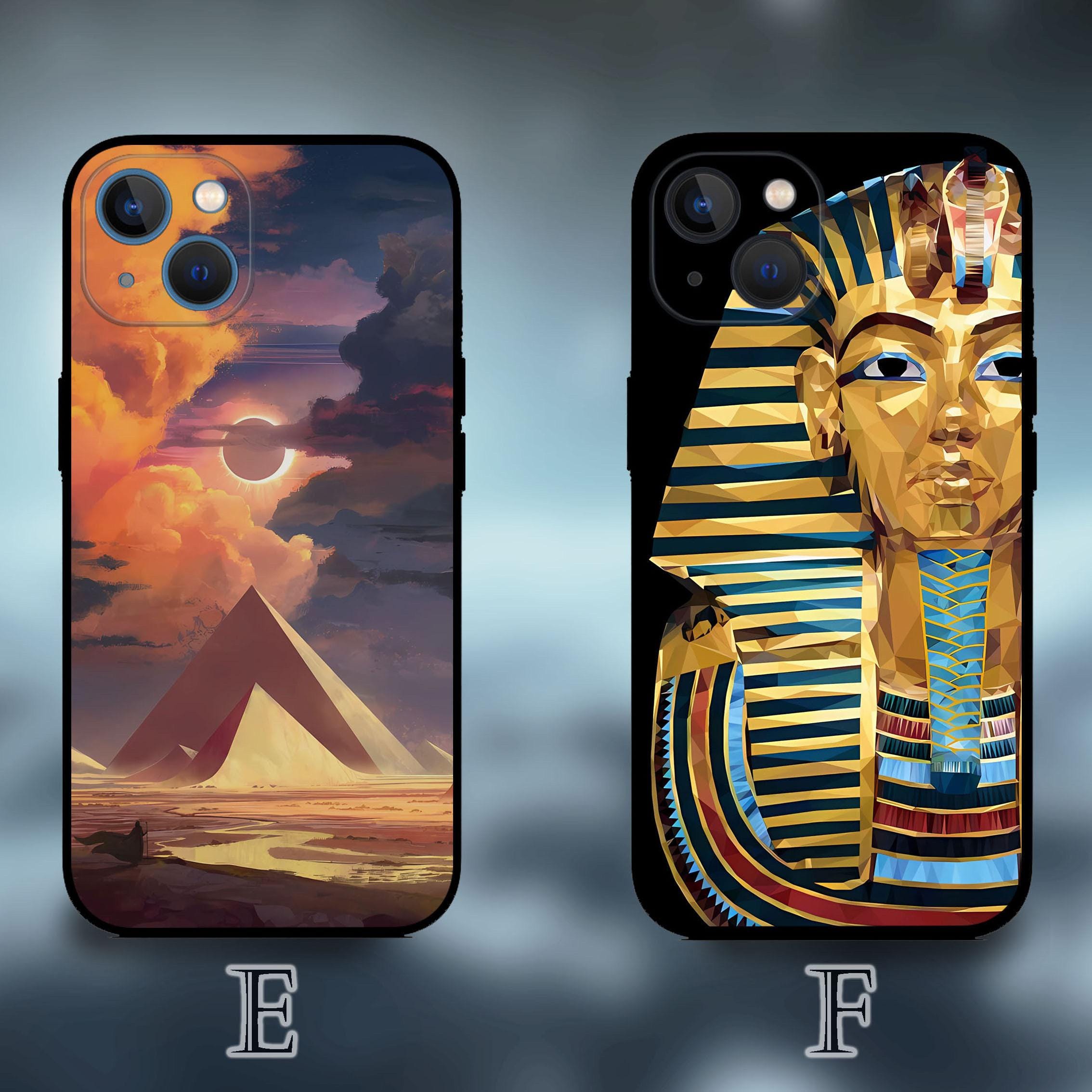 Egyptian Art Anubis Pyramid Phone Case for iPhone 17/16/15/14/13/12/11 ...