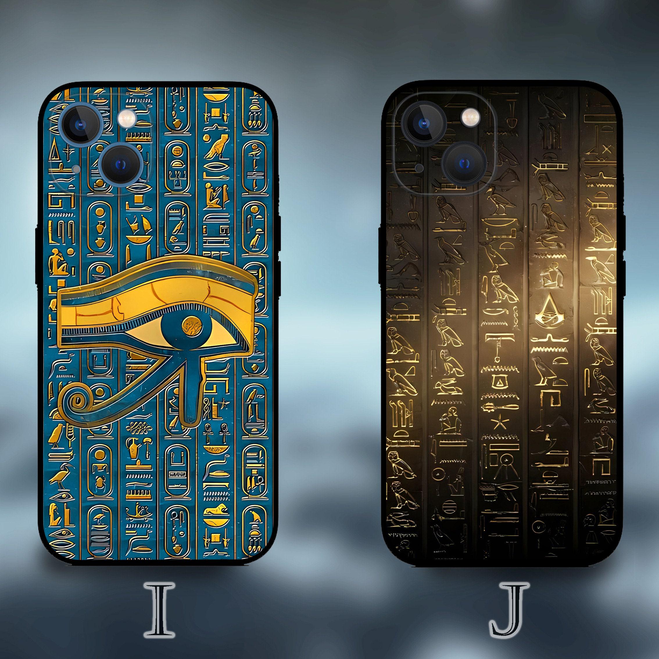 Egyptian Art Anubis Pyramid Phone Case for iPhone 17/16/15/14/13/12/11 ...