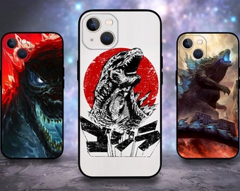 King of Monster Sci Fi Phone case for iPhone 15/14/13/12/11/SE/X/8/7 S24 S23 S22 S21 S20 A55 A54 A53 A35 A34 A15 A14 A13 Google Pixel 7/8A