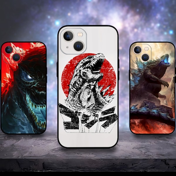 King of Monster Sci Fi Phone case for iPhone 15/14/13/12/11/SE/X/8/7 S24 S23 S22 S21 S20 A55 A54 A53 A35 A34 A15 A14 A13 Google Pixel 7/8A