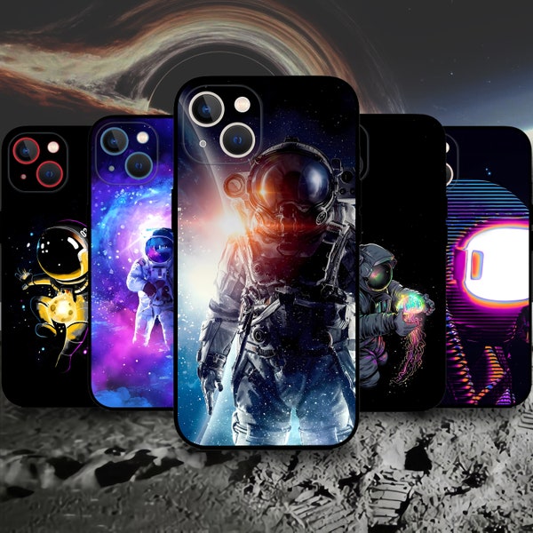 Space Astronaut Galaxy Planet Sci Fi Phone case for iPhone 15/14/13/12/11 S24 S23 S22 S21 A55 A54 A35 A34 A15 A14 Google Pixel 8 7 6