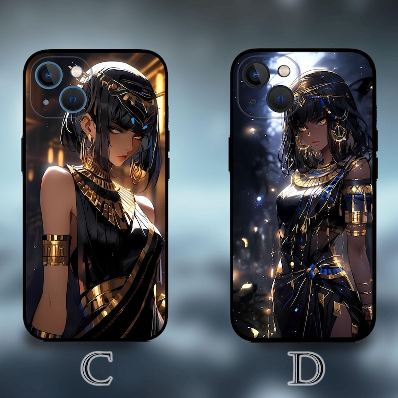 Egyptian Art Anubis Pyramid Phone Case for iPhone 17/16/15/14/13/12/11 ...