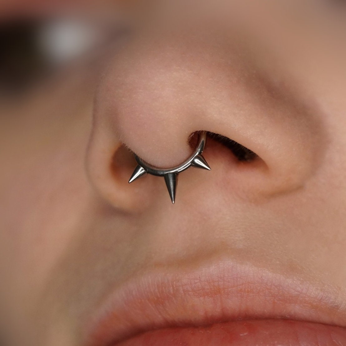 Triple Septum Ring - Etsy