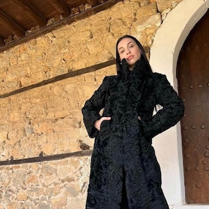 Manteau de fourrure astrakan Etsy Canada