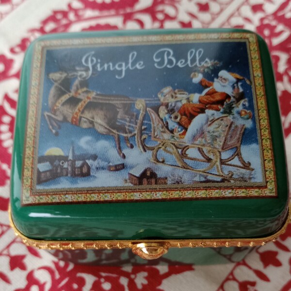 Silver Bells Music Box Etsy