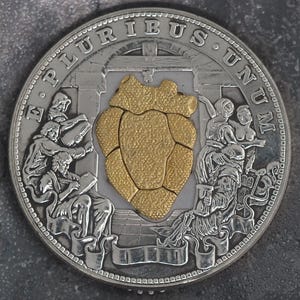 The Heart Of The Senate Mechanical Morgan Dollar Replica (Gold) - Roman/Empire/Greek/Politics/Diplomacy/Empire - Roman Booteen/Moving Coin