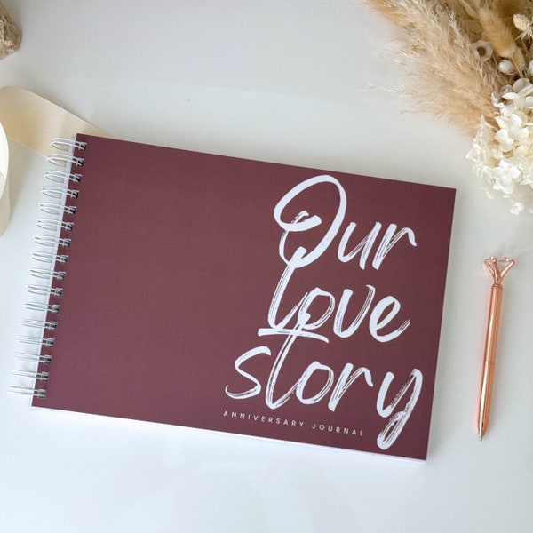 Wedding Anniversary Relationship Journal: The Story of us Memories Keepsake | Sangria