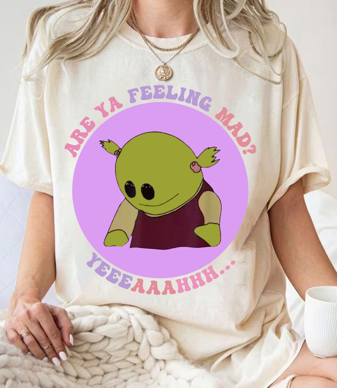 Nanalan Are You Feeling Mad T-shirt Sweatshirt, Trendy Graphic Jumper ...