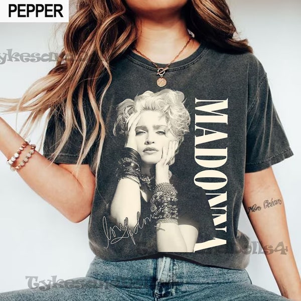 Vintage 90s Madonna Queen Music T-Shirt, Madonna The Celebration Tour 2024 Shirt, Madonna Lover Fan Gift, Unisex Shirt