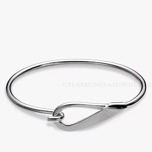 6 mm Sterling silver (925)hook bracelet . – Johnny Jeweler St.Croix