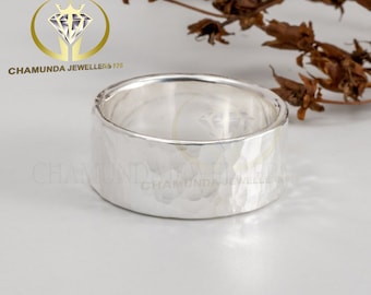 Sterling Silver Wide Ring, Wide Band Ring, Band Ring, Thick Silver Ring, Cigar Band Ring, Wedding Band Ring, Silver Ring, CJ925 Lifestyle