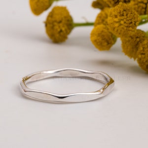 Thin Silver Ring, 1 Super Skinny Stacking Ring, Skinny Rings, Thin Rings, Minimalist Thin Ring, Hammered Rings, Valentine day gift
