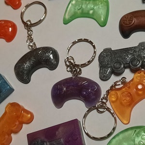 Controladores de juegos de llavero de colores surtidos