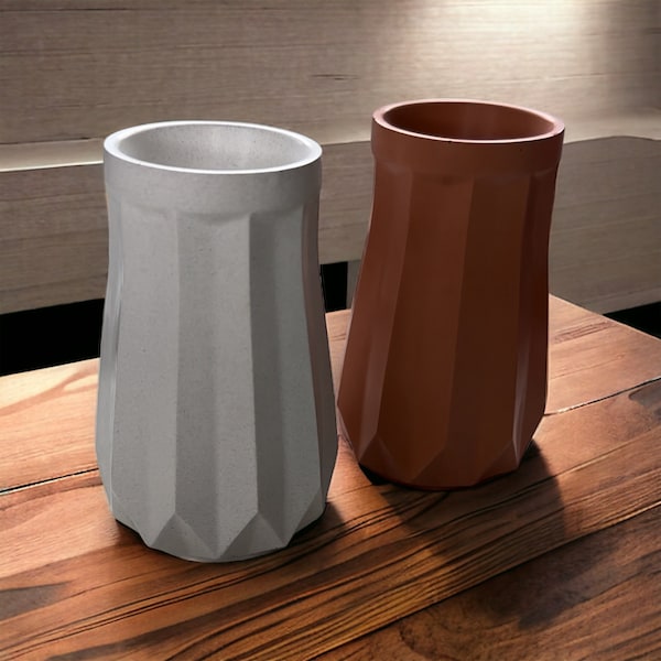 Handmade Jesmonite Vase | BASIC COLLECTION | Vase  | gift | Deco | home decor | gift idea