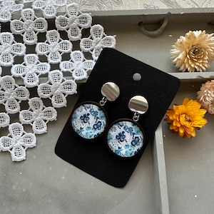 Wooden Flower Earrings | Wooden Flower | Boho Earrings | Dark Wood Earrings | Wood Earrings | Eco Earrings | Gift For Her