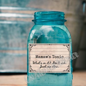 Rustic Printable Jar Labels - Apothecary Pantry Tags - Herb and Spice Label Set for Canning, Kitchen, or Gifts
