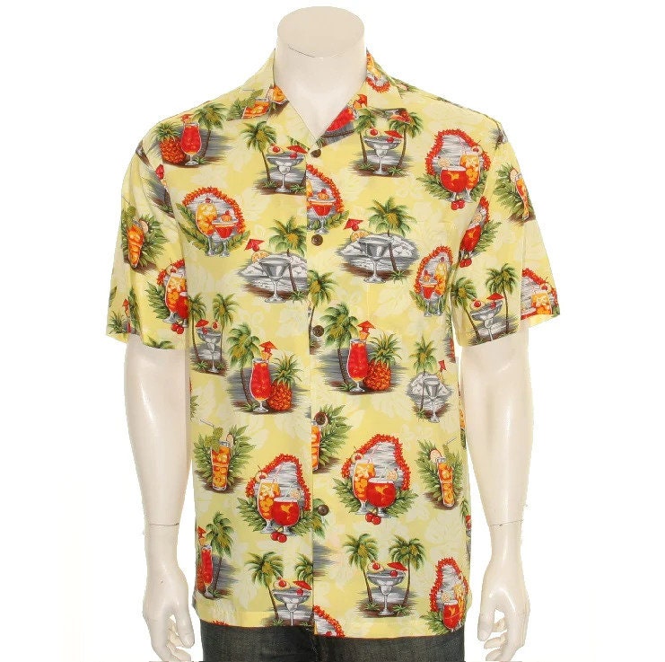 Discover Hilo Hattie Tropical Martini Hawaiian Shirt,