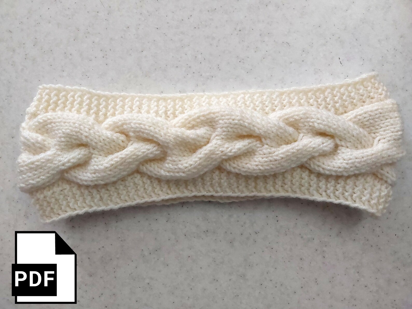 Knitting Pattern for a Headband in PDF Format - Etsy