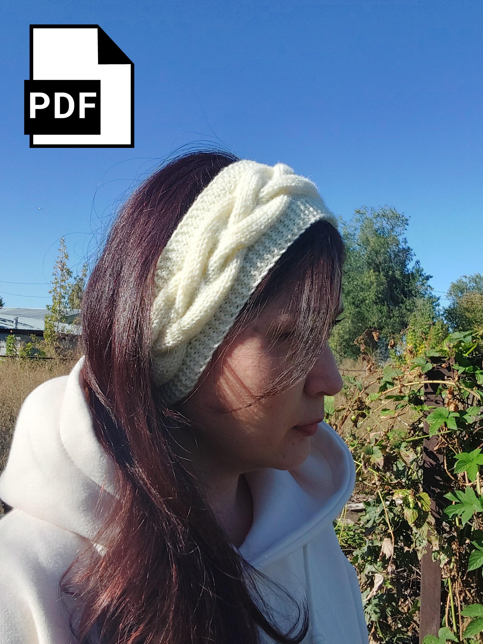 Knitting Pattern for a Headband in PDF Format - Etsy