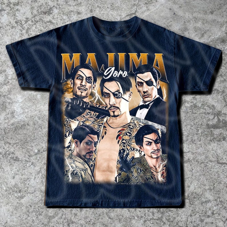 a t - shirt with a picture of two men and a woman on it