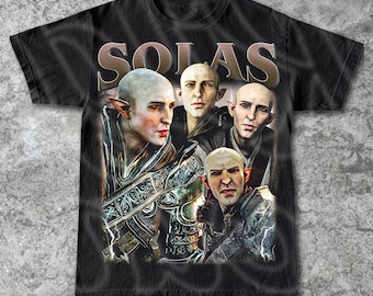 Solas Dragon Age Vintage T-Shirt, Gift For Woman and Man Unisex T-Shirt