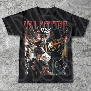 Nick Valentine Fallout Vintage T-Shirt, Gift For Woman and Man Unisex T-Shirt