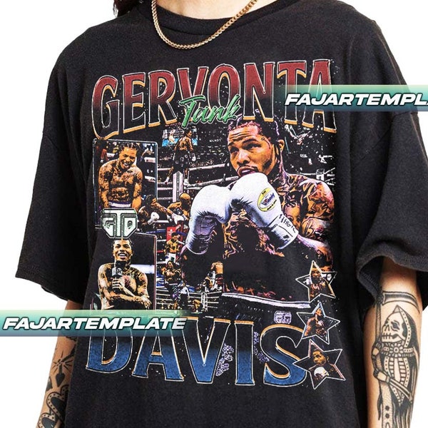 Limited Gervonta Davis Vintage T-Shir,t Gift For Woman and Man Unisex Softstyle T-Shirt T1MN4517