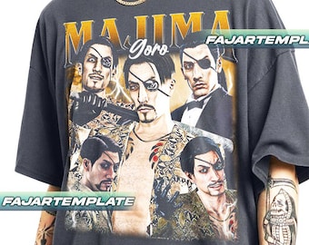 Goro Majima Yakuza Vintage T-Shirt, Gift For Woman and Man Unisex T-Shirt FD