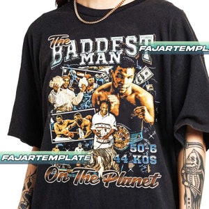 Mike Tyson professional boxer The Baddest Man On Planet Unisex Softstyle T-Shirt T1MN4592