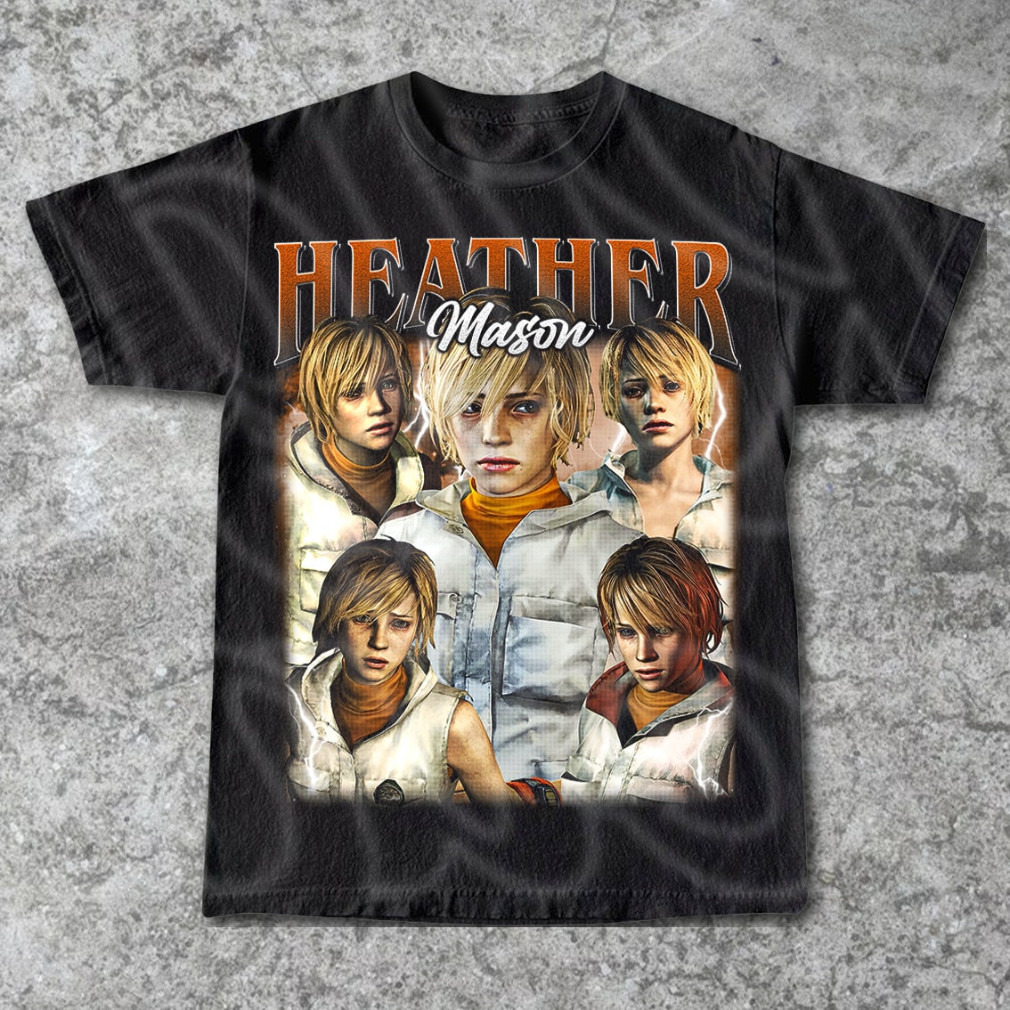 FALL SILENT Tシャツ Heather Mason Silent Hill Vintage T-shirt, Gift for Woman and Man