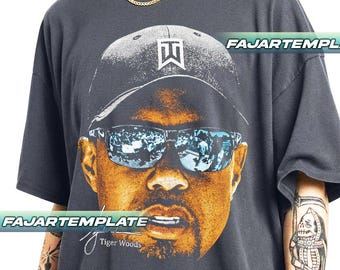 Tiger Woods Profi Golfer Vintage T-Shirt, Geschenk für Frau und Mann Unisex Softstyle T-Shirt T1MN4585 LD