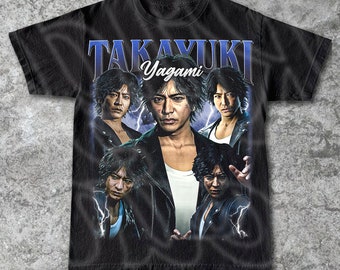 Takayuki Yagami Yakuza  Vintage T-Shirt, Gift For Woman and Man Unisex T-Shirt
