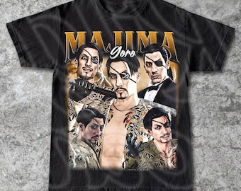 Goro Majima Yakuza Vintage T-Shirt, Gift For Woman and Man Unisex T-Shirt