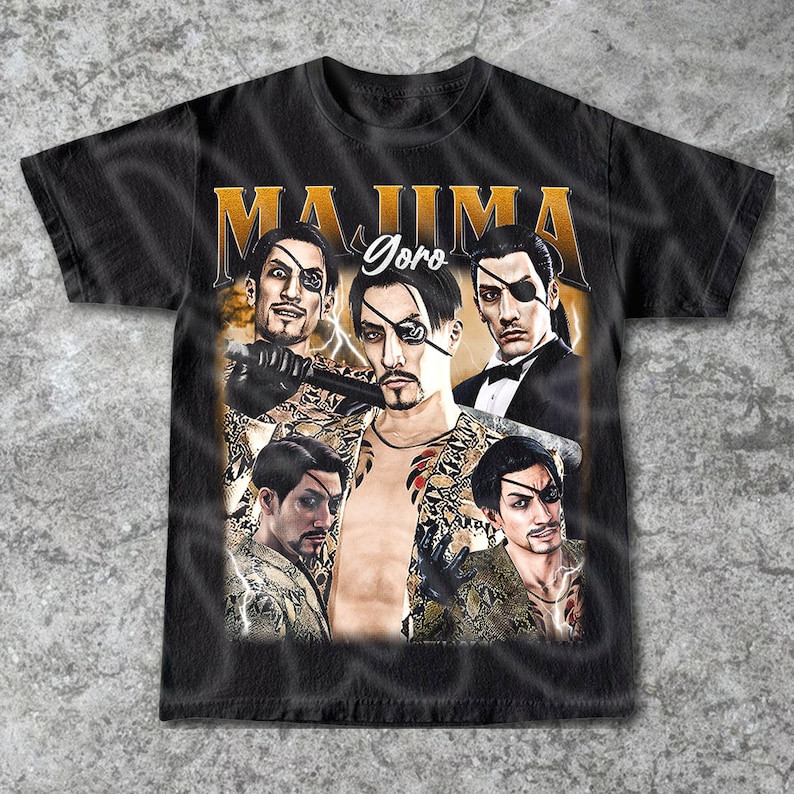 Goro Majima Yakuza Vintage T-Shirt, Gift For Woman and Man Unisex T-Shirt FD image 7