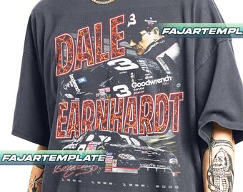 Dale Earnhardt Amerykański kierowca wyścigowy Unisex Softstyle T-Shirt T1MN4513 FD