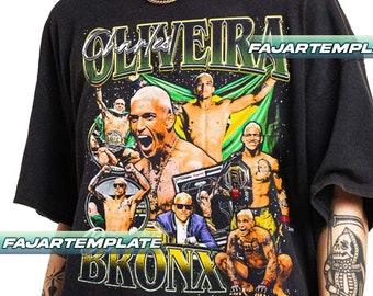 Charles Oliveira Do Bronx Brazilian mixed martial artist Vintage T-Shirt, Gift For Woman and Man Unisex T-Shirt T1MN4511