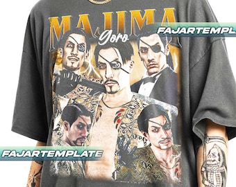 Goro Majima Yakuza Vintage T-Shirt, Gift For Woman and Man Unisex T-Shirt FD