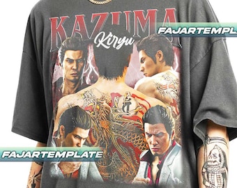 Kazuma Kiryu Yakuza Vintage T-Shirt, Gift For Woman and Man Unisex T-Shirt FD