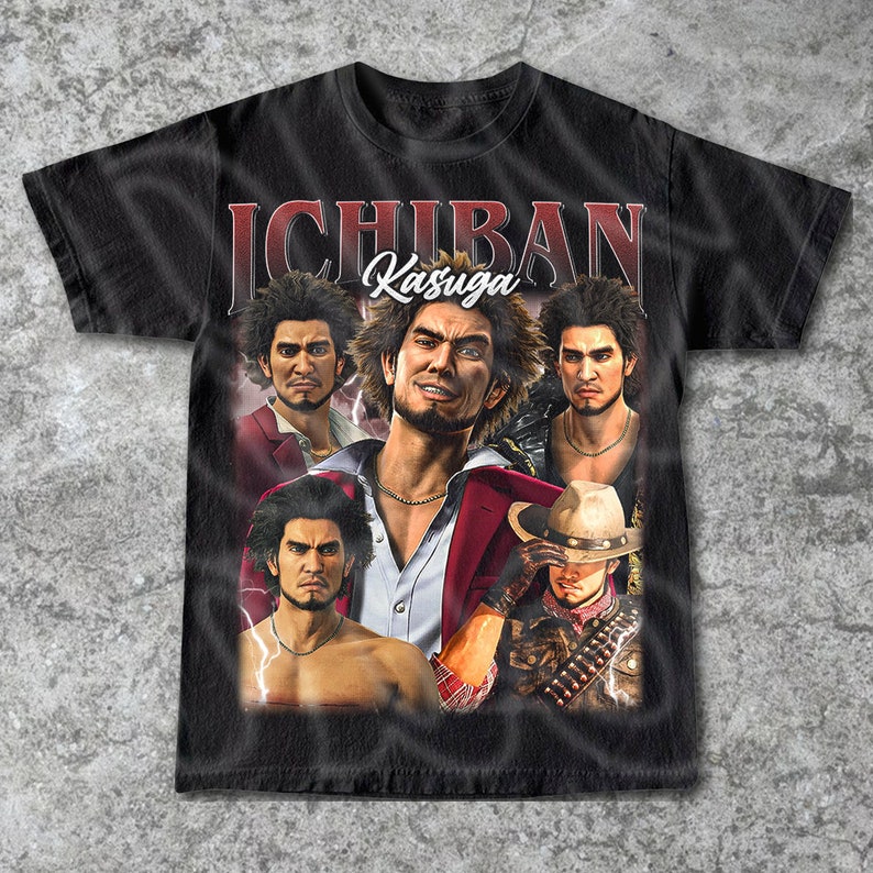 Ichiban Kasuga Yakuza Vintage T-Shirt, Gift For Woman and Man Unisex T-Shirt FD image 7