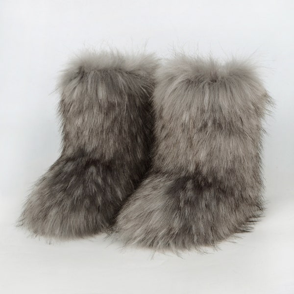 Fur Boots - Etsy